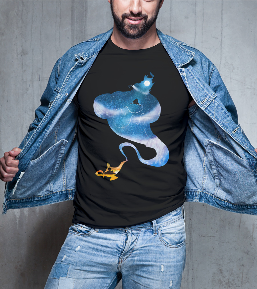 Greater Than All The Magic Lamp Sky Journey T-Shirt