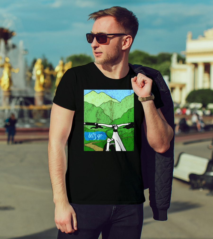 Lets Go Mountain Bike Adventure Trail T-Shirt