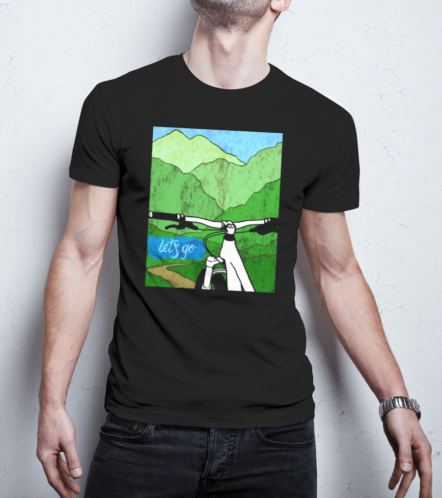 Lets Go Mountain Bike Adventure Trail T-Shirt