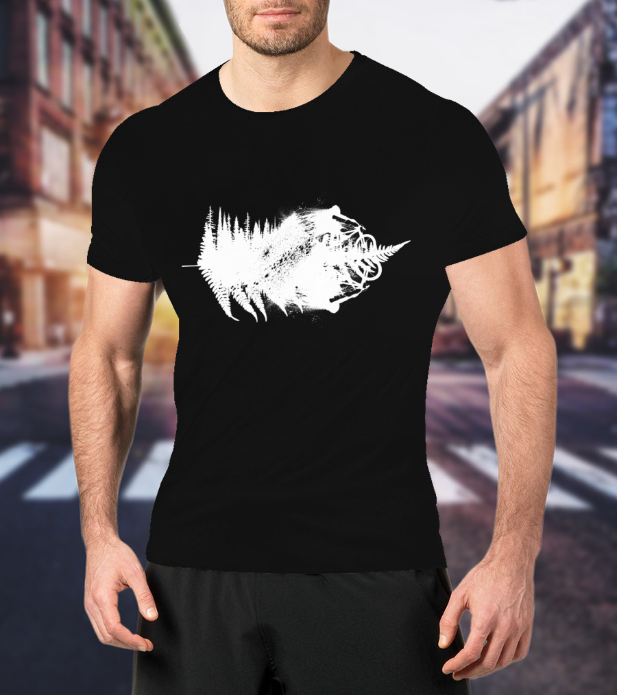 MTB Awesome Forest Trail Bike Adventure White T-Shirt
