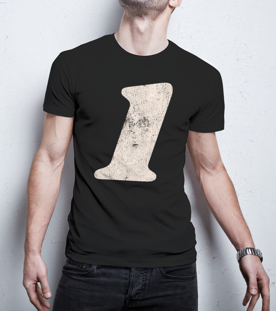 Number One Textured T-Shirt