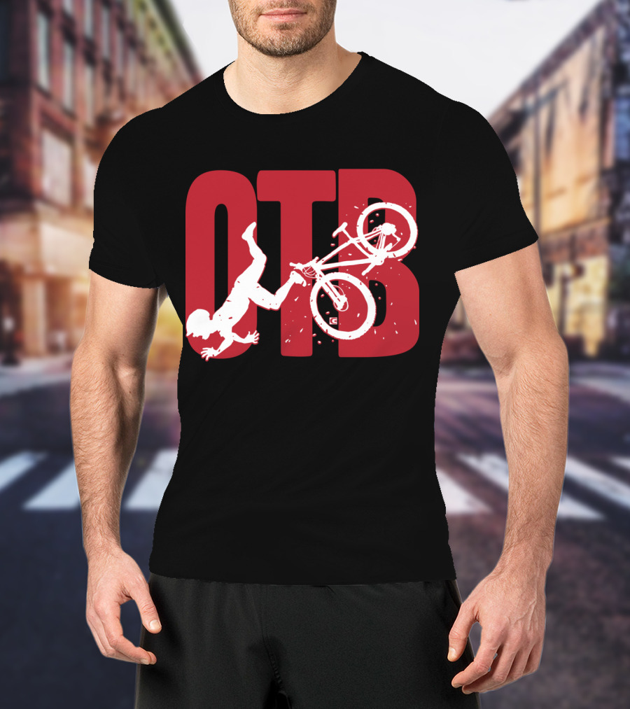 OTB Over The Bar Cyclist Flip Stunt T-Shirt