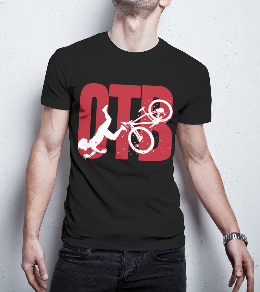 OTB Over The Bar Cyclist Flip Stunt T-Shirt