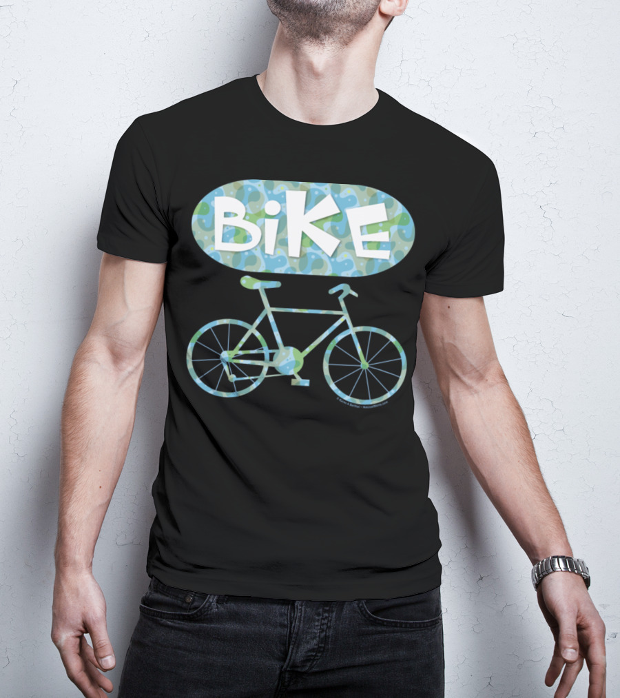 BiKE Oval Vintage Bicycle T-Shirt