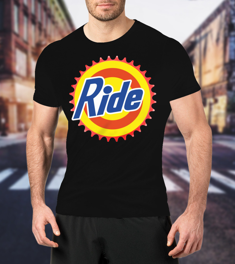 Ride Clean Cycling Gear Bottle Cap T-Shirt