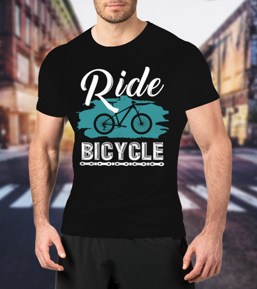 Ride Bicycle Biker Idea T-Shirt