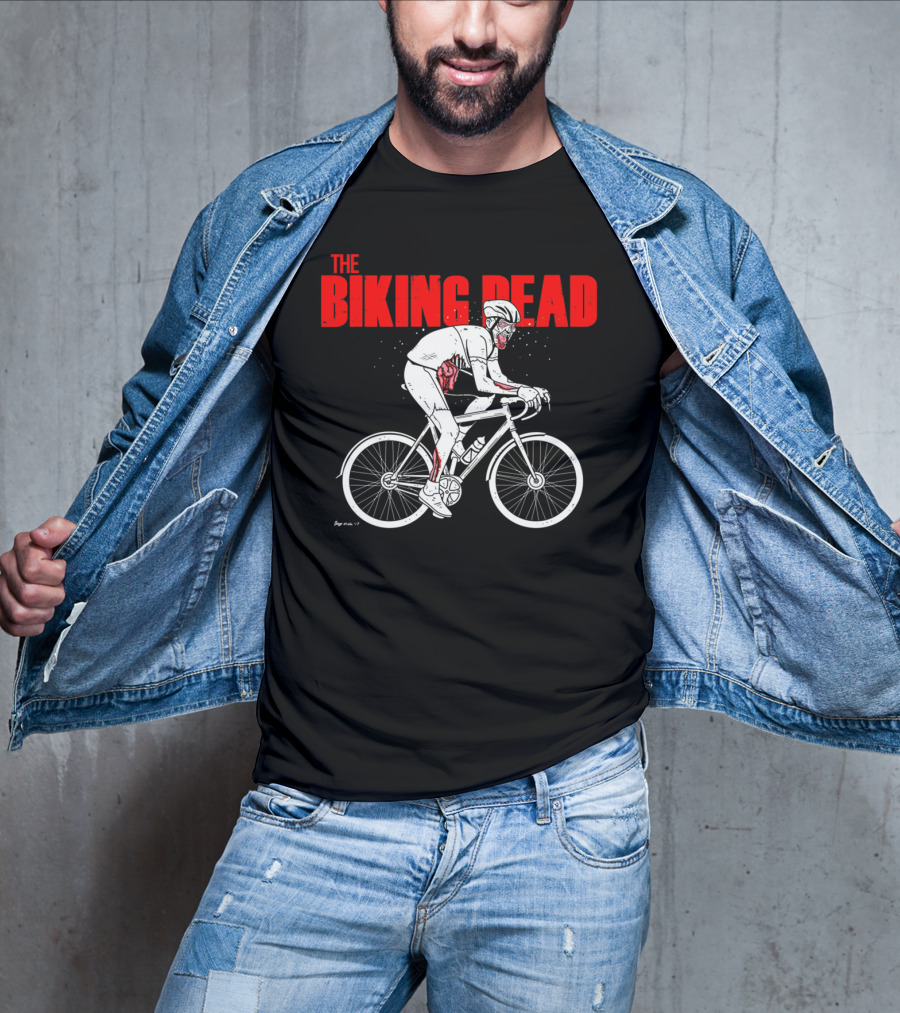 The Biking Dead Zombie Cyclist T-Shirt