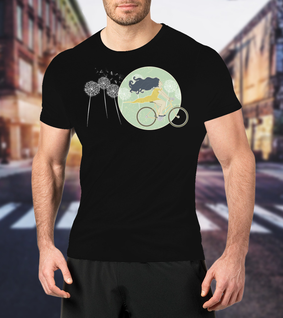 Ventura Highway Cycling Dandelion Dreamscape T-Shirt