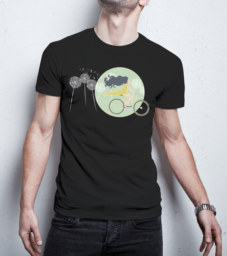 Ventura Highway Cycling Dandelion Dreamscape T-Shirt