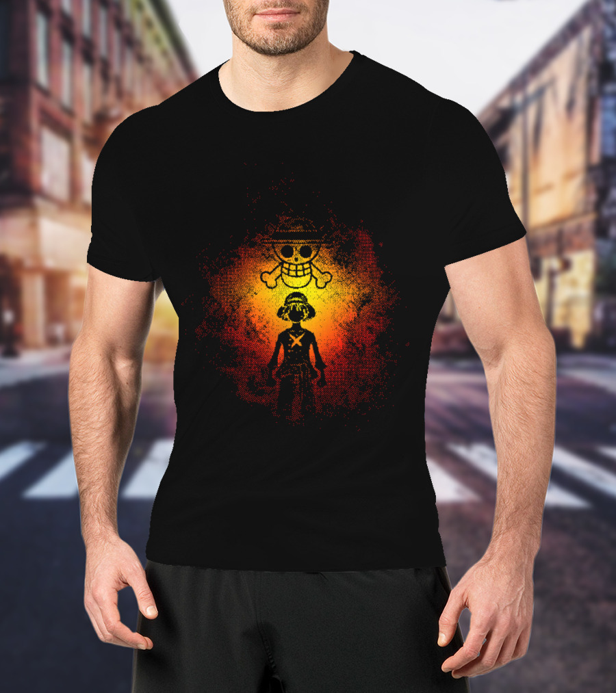 ONE PIECE Straw Hat Pirate Jolly Roger T-Shirt
