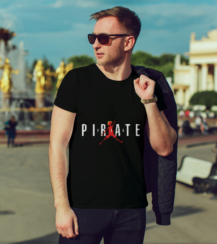 Air Pirate Luffy Jumpman Crossover T-Shirt