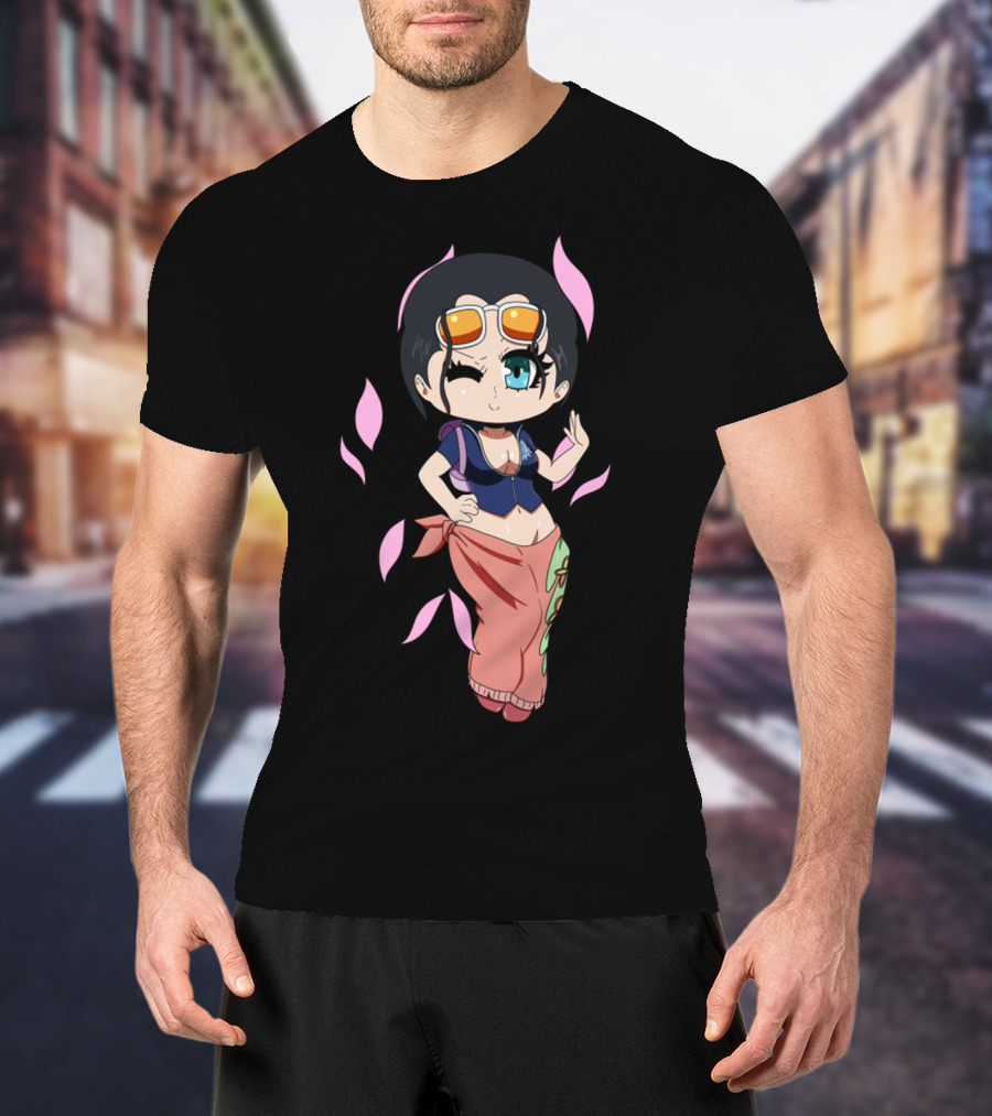 Demon Child Chibi Cute Character With Sunglasses And Pink Accents T-Shirt