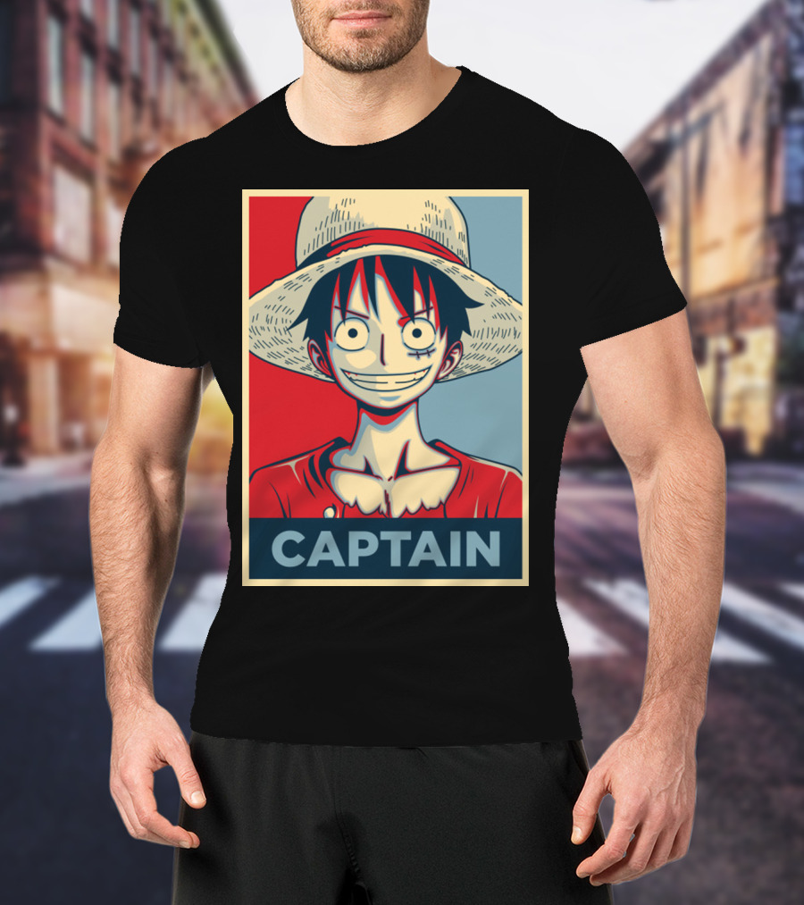 Luffy Captain Straw Hat T-Shirt