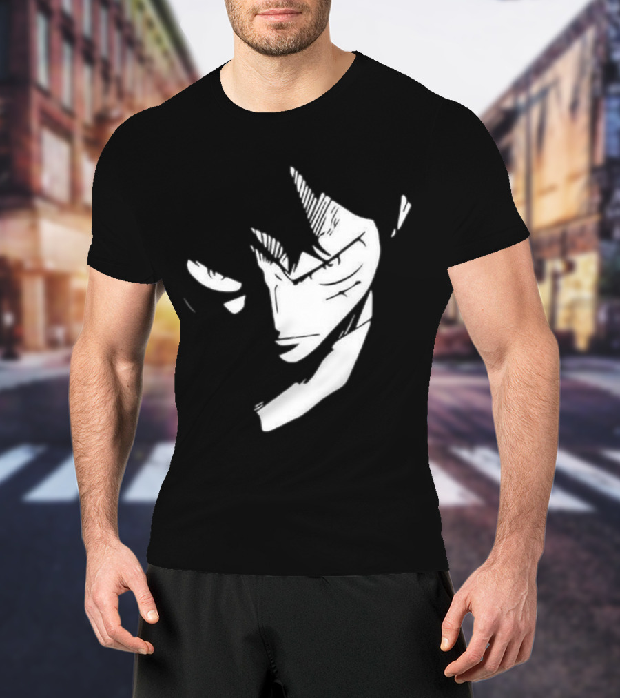 Monkey D. Luffy One Piece Manga Face T-Shirt