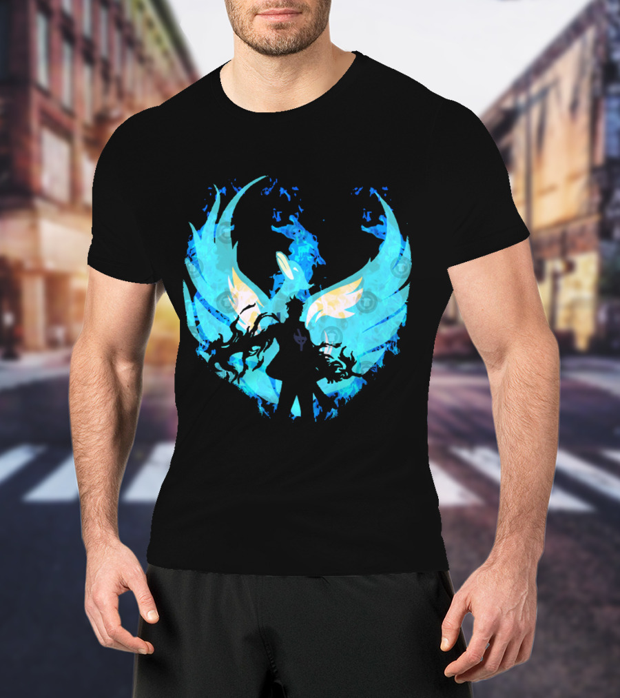 Marco The Phoenix Blue Flame Mastery Guardian Transformation T-Shirt