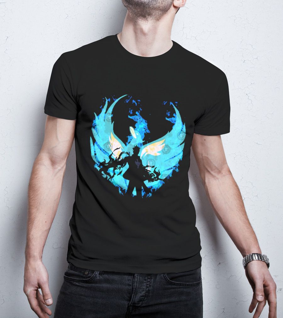 Marco The Phoenix Blue Flame Mastery Guardian Transformation T-Shirt