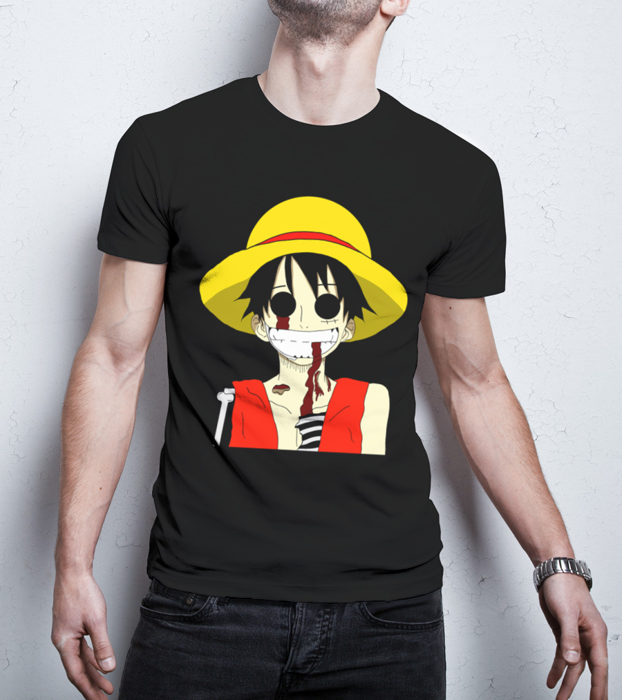Monkey D Zombie One Piece Straw Hat Luffy T-Shirt
