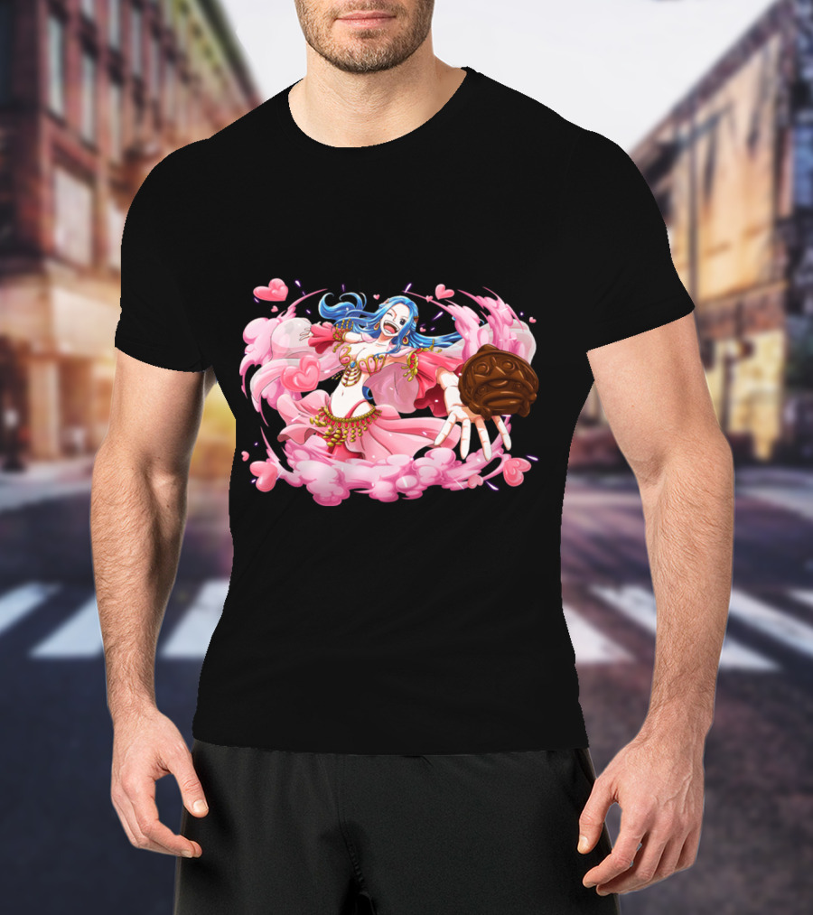 Nefeltary Vivi Princess Of Alabasta One Piece Nefertari Vivi Nami Hearts Cloud Dress T-Shirt