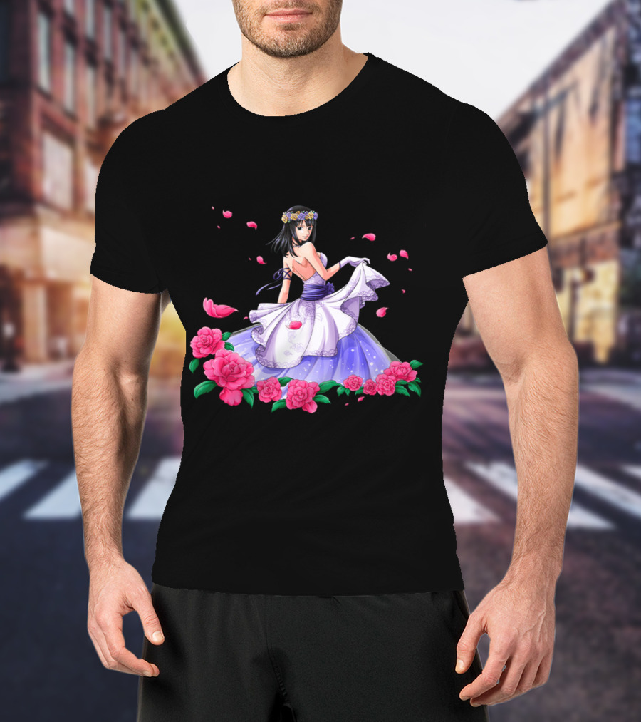 Nico Robin Floral Gown Scene One Piece T-Shirt