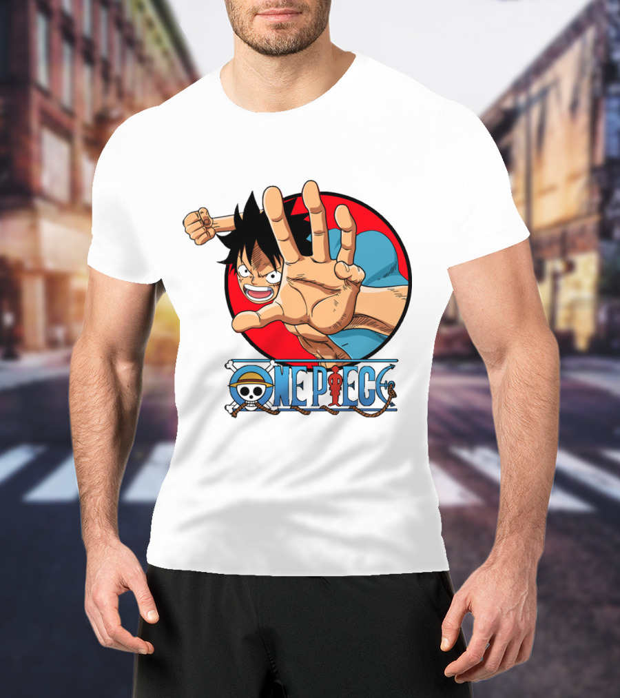 Luffy One Piece Manga Anime Adventure Iconic Skull T-Shirt