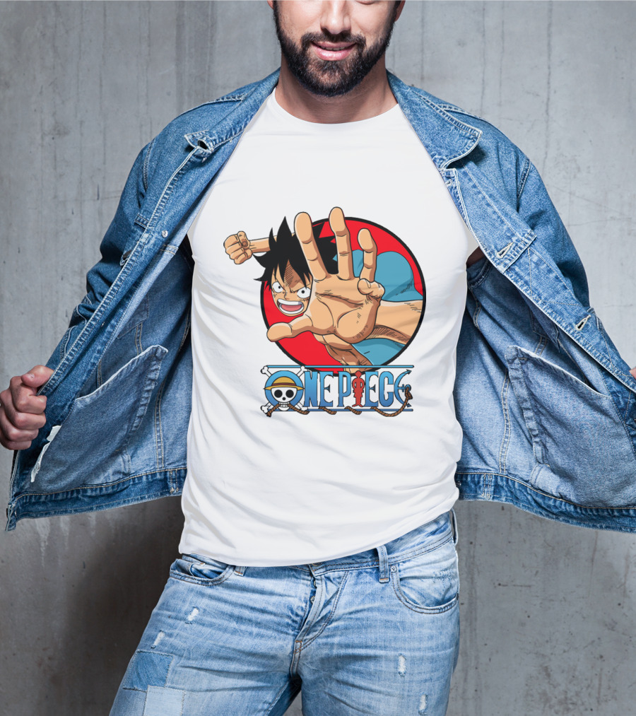 Luffy One Piece Manga Anime Adventure Iconic Skull T-Shirt