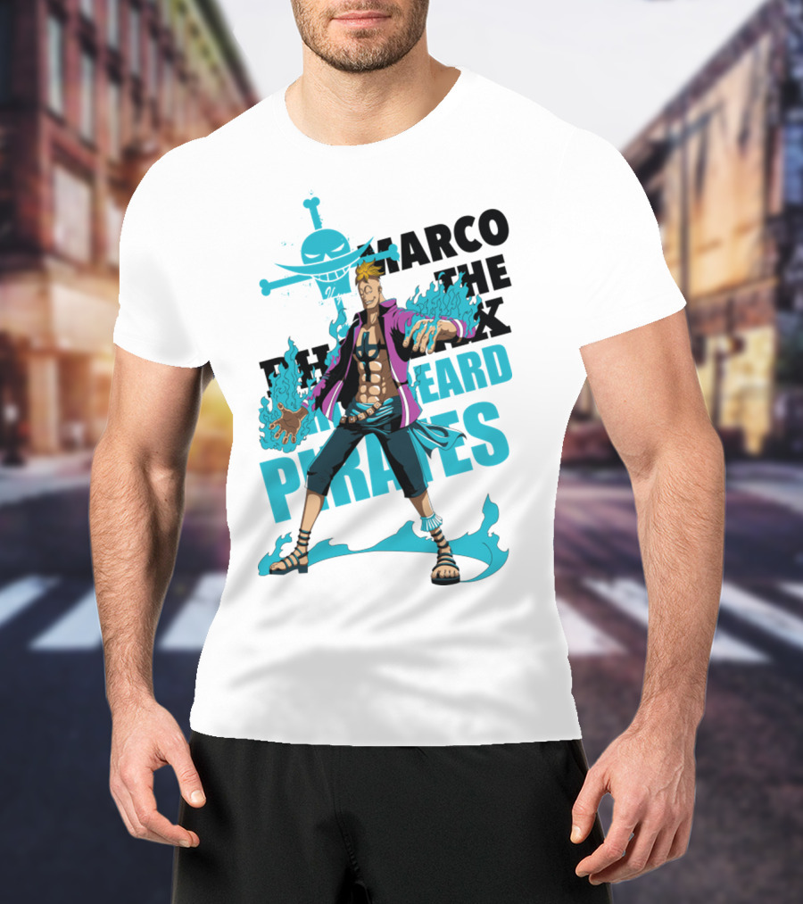 Marco The Phoenix Whitebeard Pirates One Piece T-Shirt