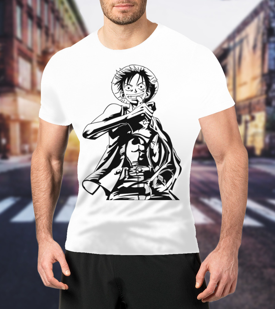 Monkey D. Luffy One Piece Anime Manga Pirate Adventures Fan T-Shirt