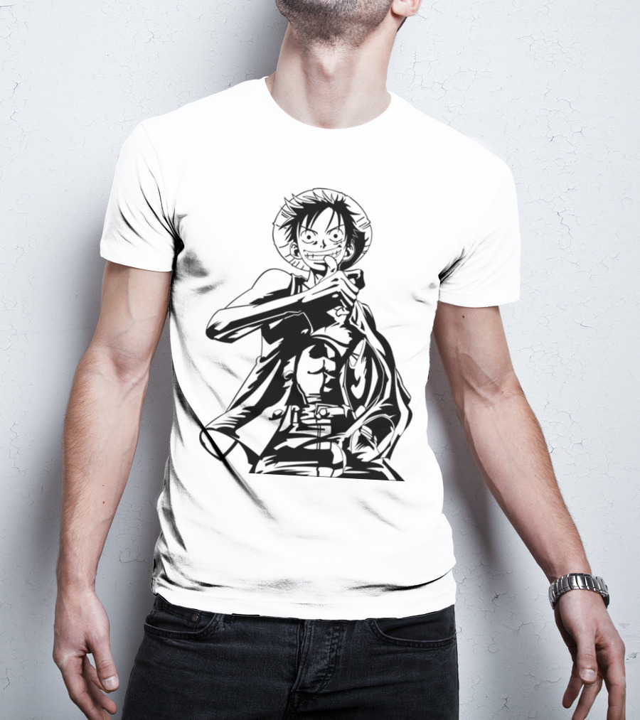 Monkey D. Luffy One Piece Anime Manga Pirate Adventures Fan T-Shirt