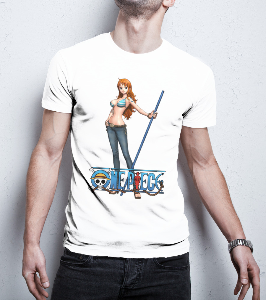 One Piece Nami Iconic Character Artwork T-Shirt