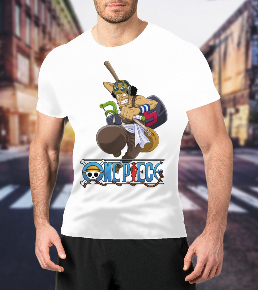 One Piece Usopp Straw Hat Pirate Character T-Shirt