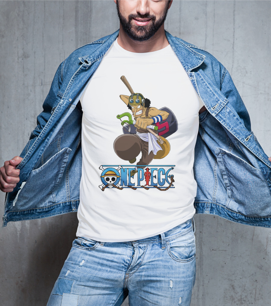 One Piece Usopp Straw Hat Pirate Character T-Shirt
