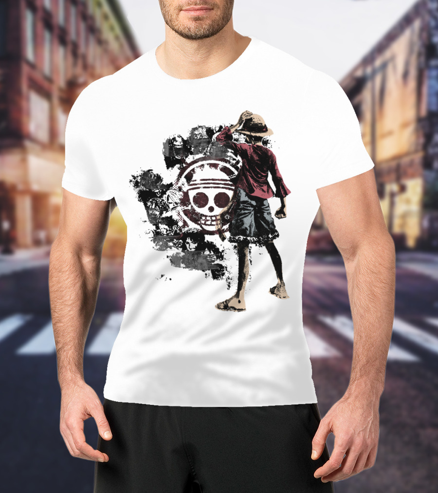 One Piece Straw Hat Pirate Skull Luffy T-Shirt