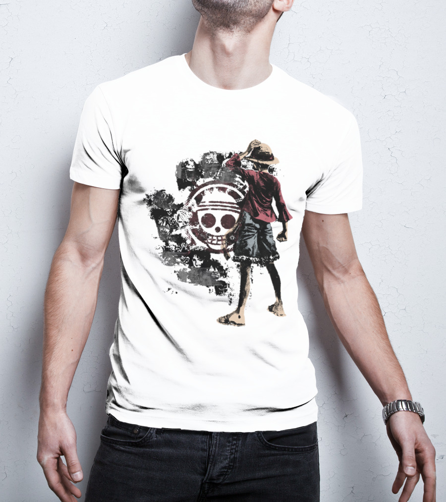 One Piece Straw Hat Pirate Skull Luffy T-Shirt