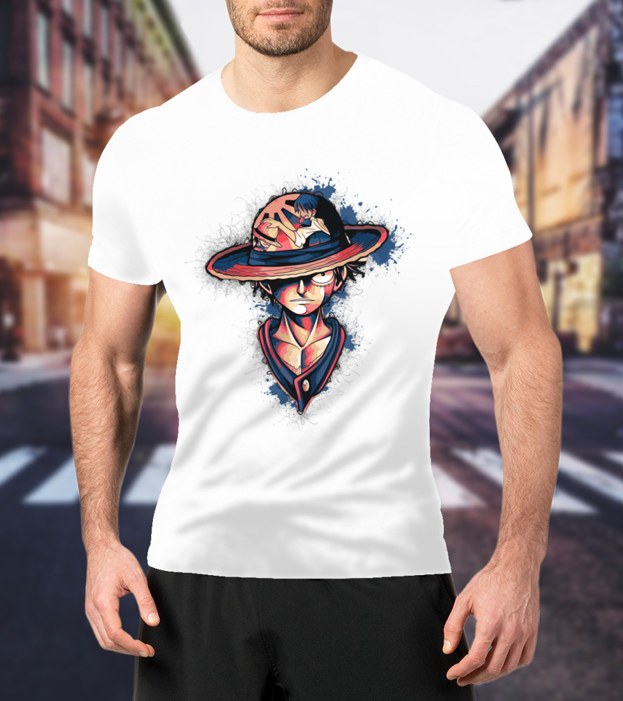 ONE PIECE Luffy The Captain FanArt Iconic Hat T-Shirt
