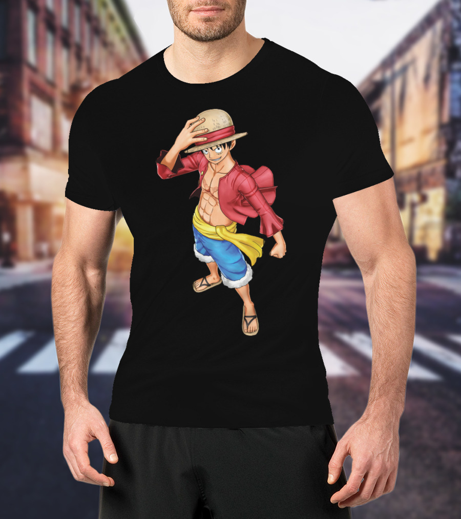 One Piece World Seeker Monkey D. Luffy Adventure T-Shirt