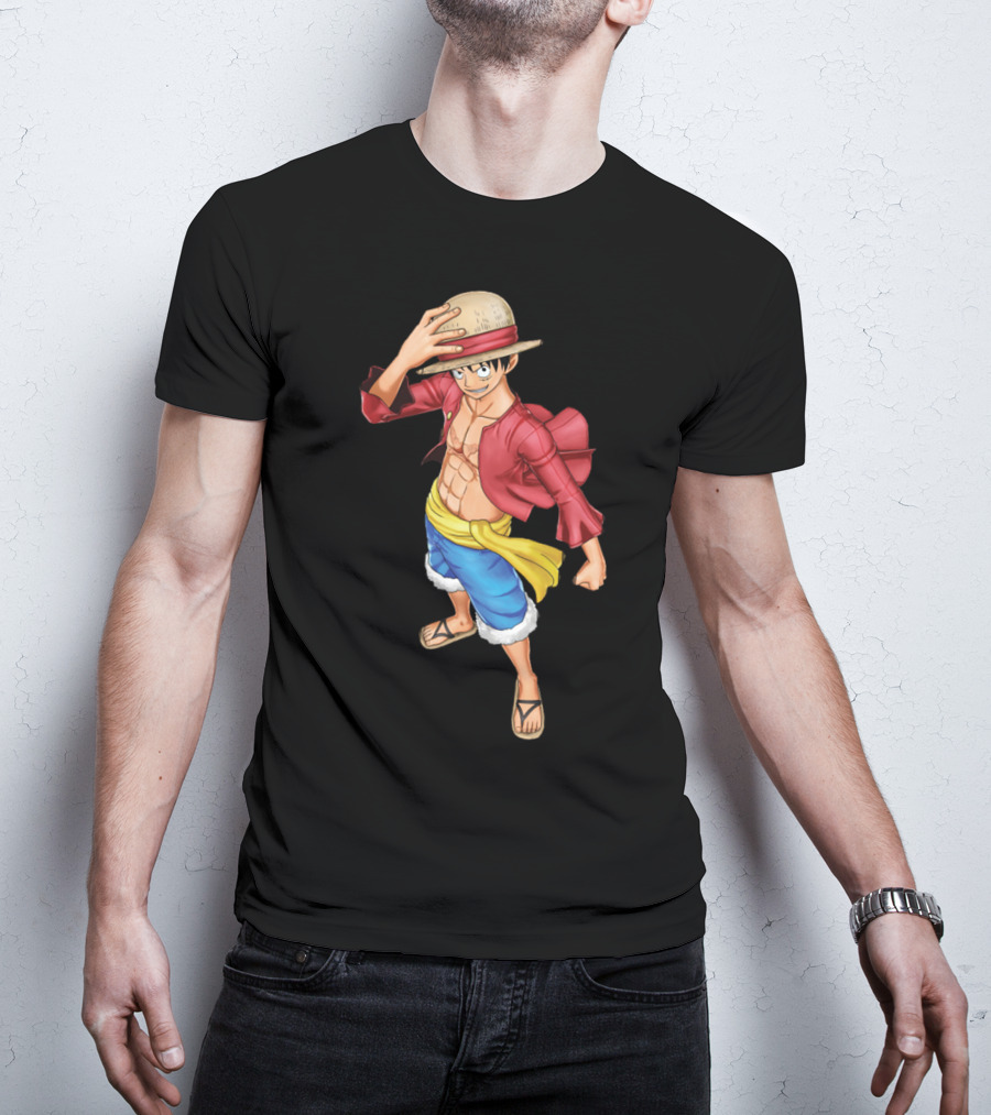 One Piece World Seeker Monkey D. Luffy Adventure T-Shirt