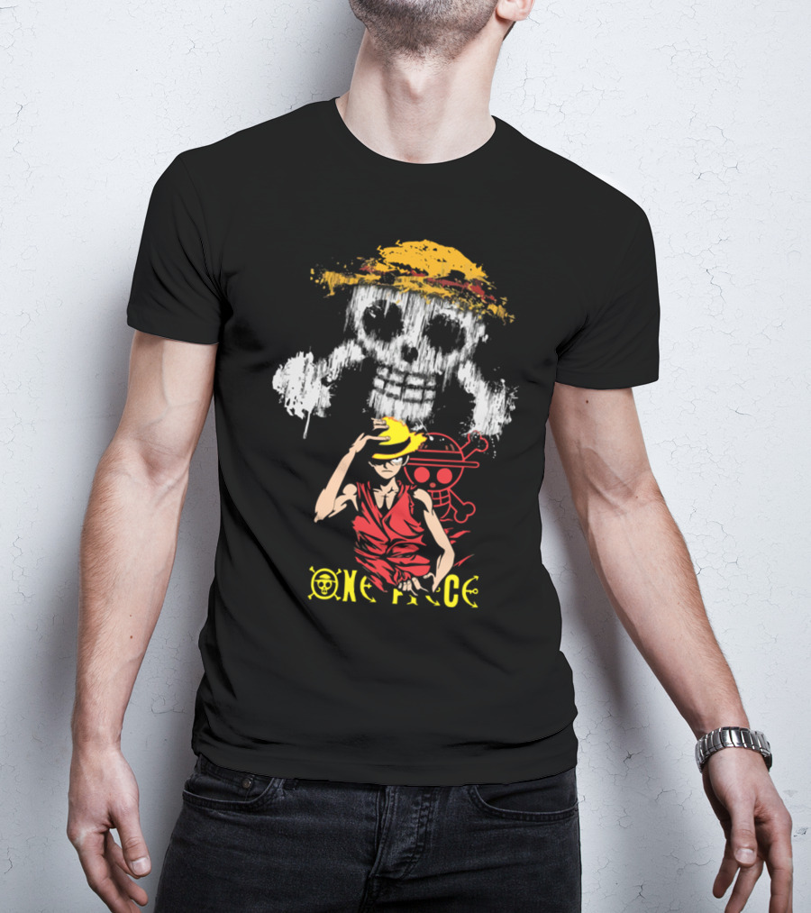 One Piece Straw Hat Luffy Jolly Roger T-Shirt