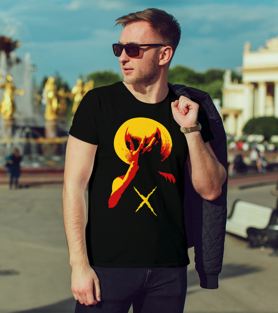 Monkey D. Luffy Portrait With Straw Hat And Crossed Arms T-Shirt
