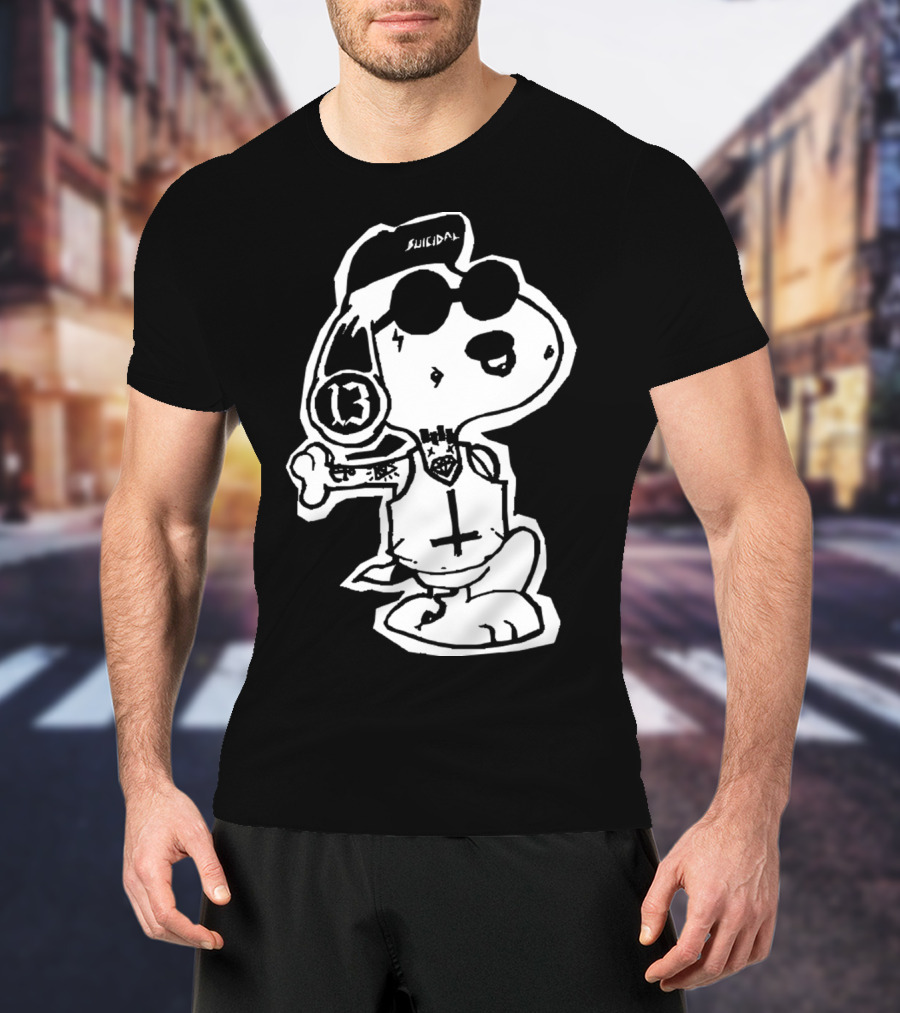 Suicidal Joe Punk Snoopy T-Shirt