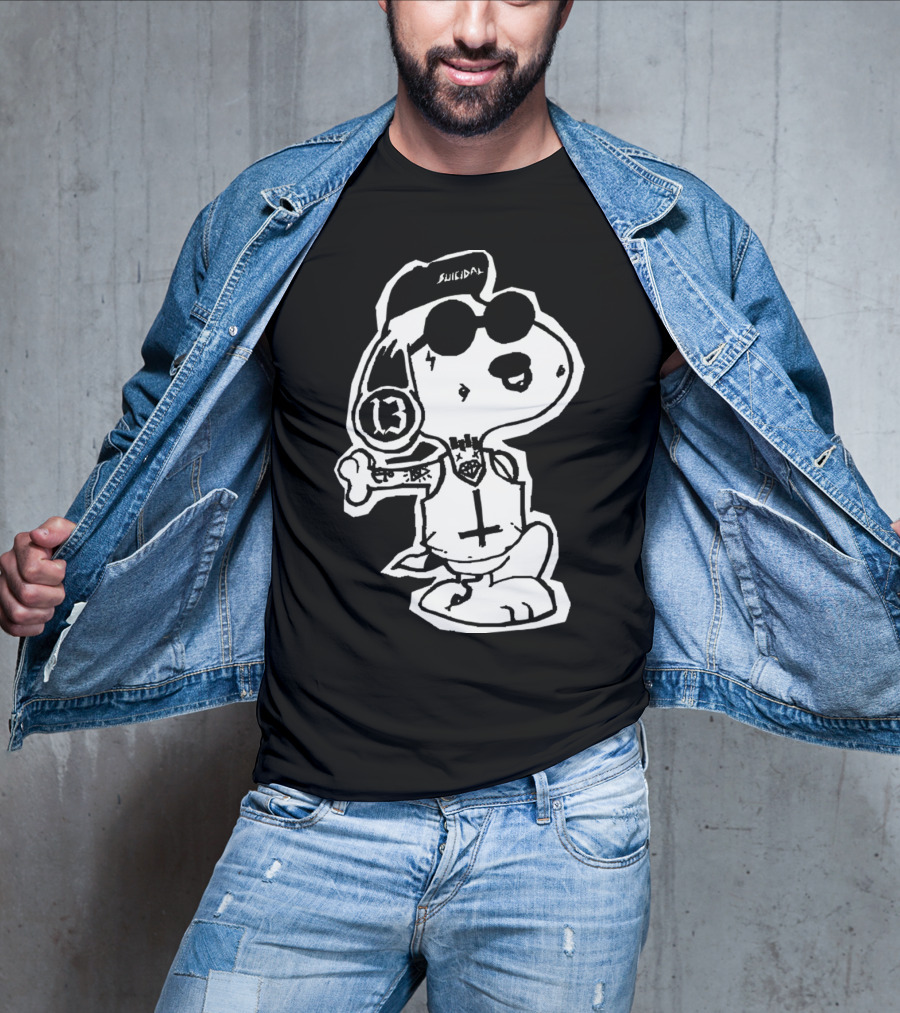 Suicidal Joe Punk Snoopy T-Shirt