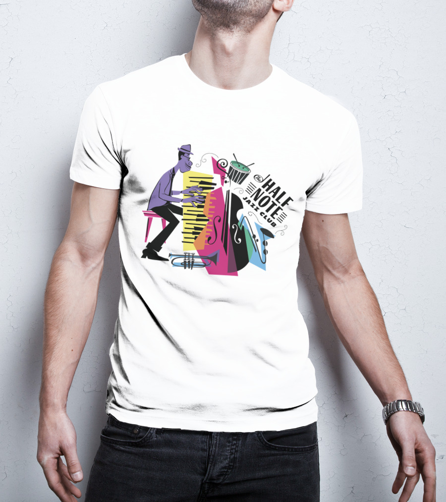 Pixar Soul Joe's Performance At Half Note Jazz Club T-Shirt