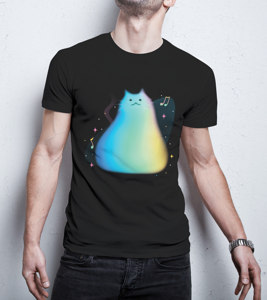 Pixar Soul Cat Musical Purpose With Colorful Notes T-Shirt