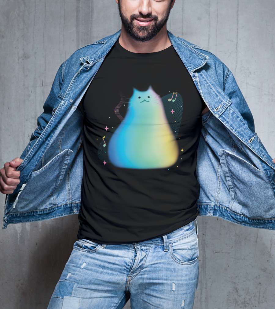 Pixar Soul Cat Musical Purpose With Colorful Notes T-Shirt