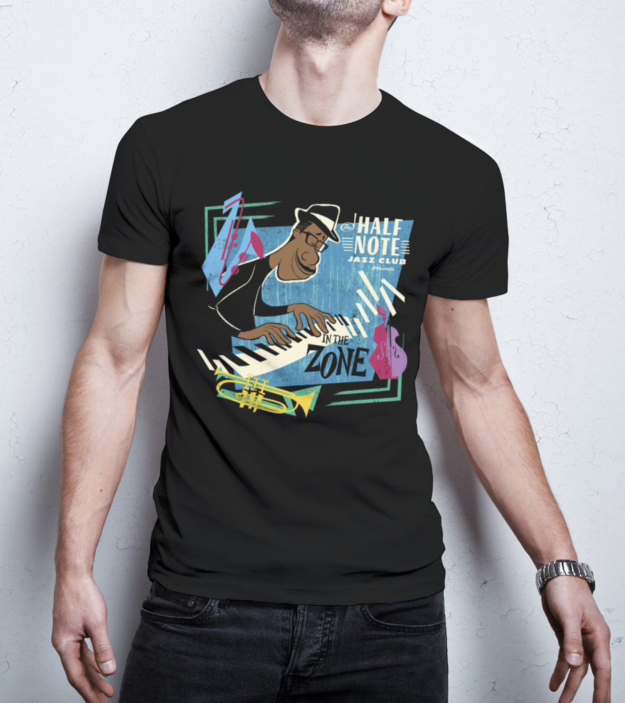 The Half Note Jazz Club Presents In The Zone Pixar Soul Joe Disney T-Shirt