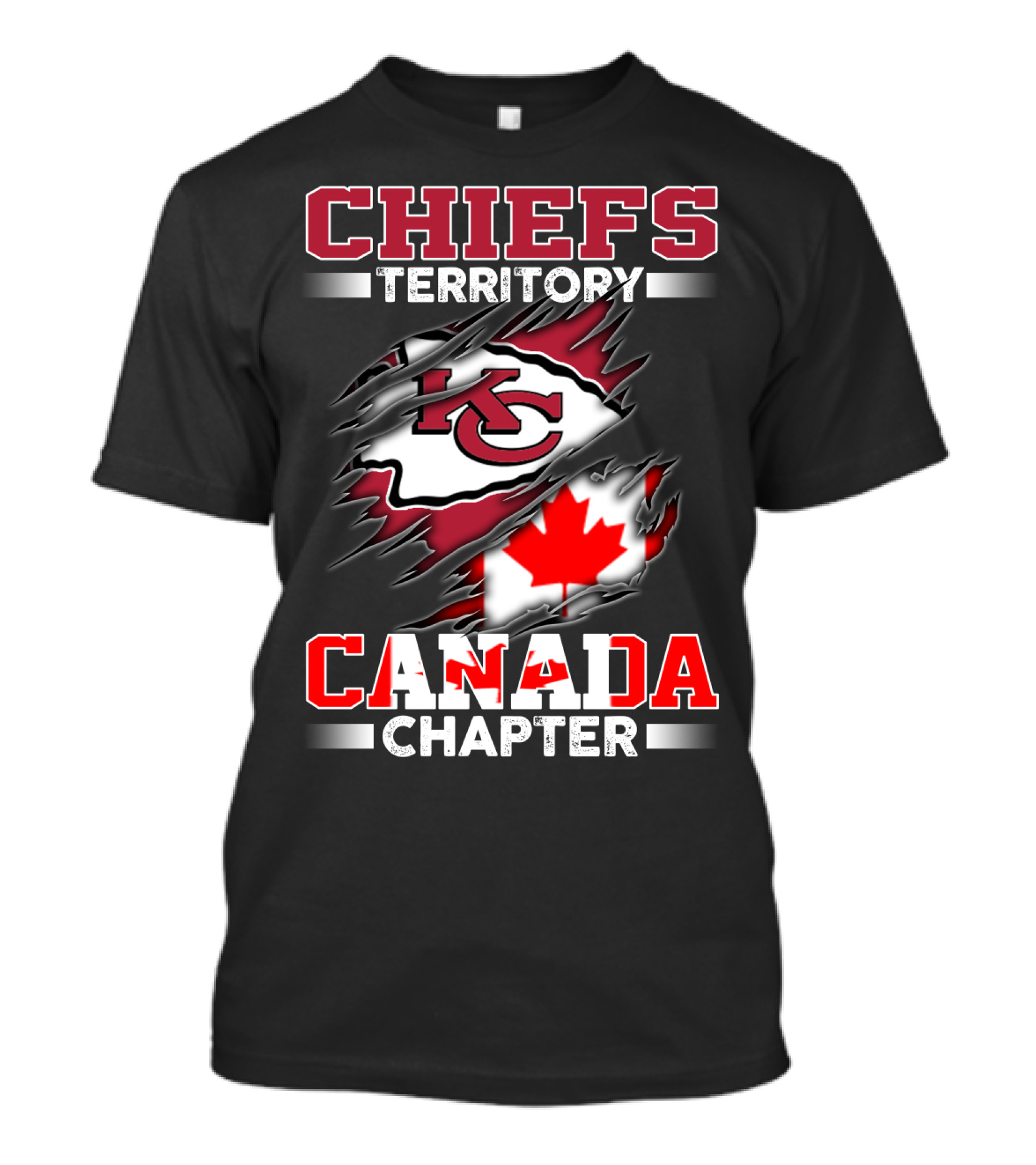 Chiefs Territory Kansas City Canada Chapter T-Shirt