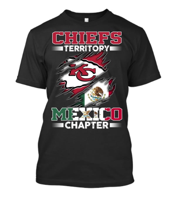 Chiefs Territory Mexico Chapter Kc Flag T-Shirt