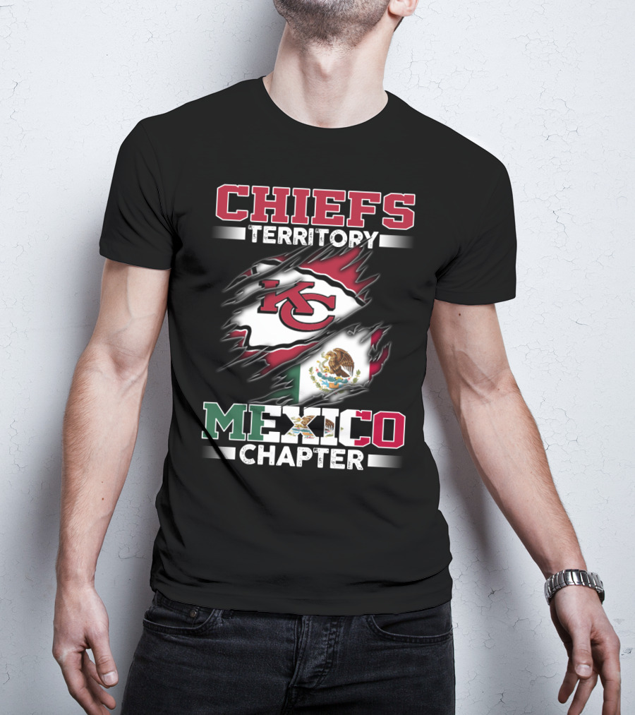 Chiefs Territory Mexico Chapter Kc Flag T-Shirt