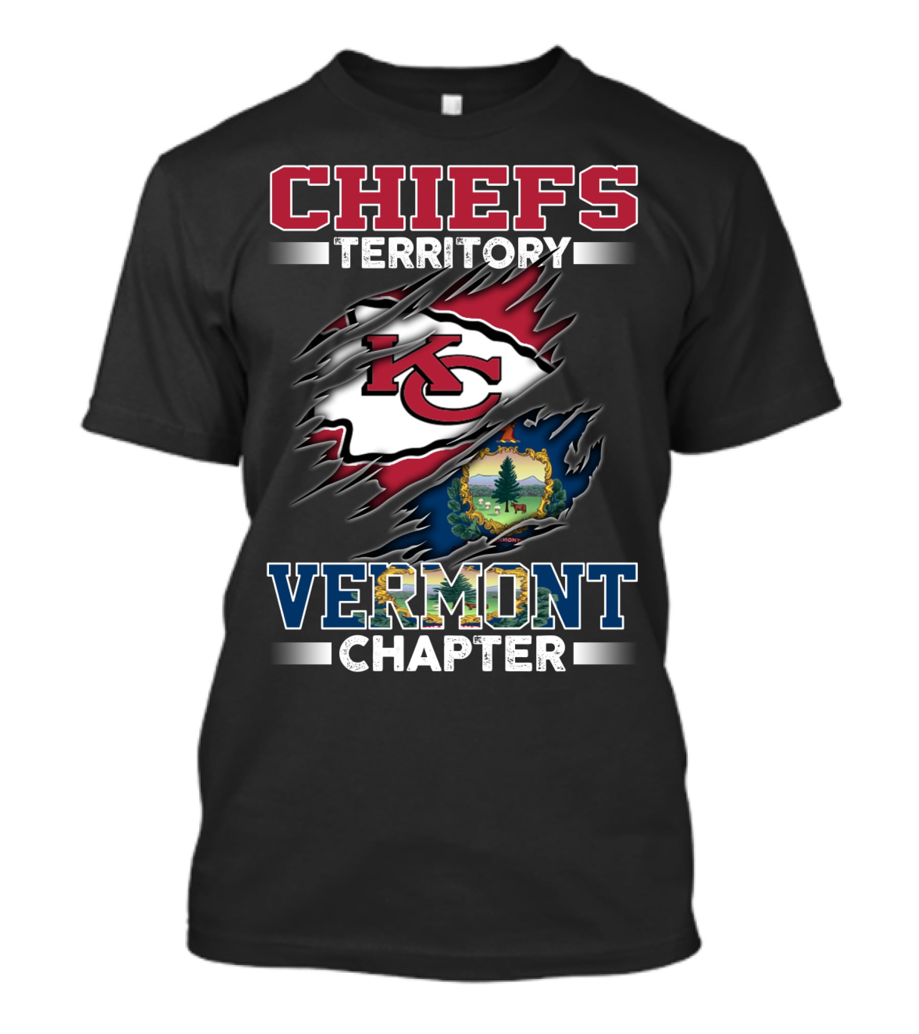 Chiefs Territory Kc Vermont Chapter T-Shirt