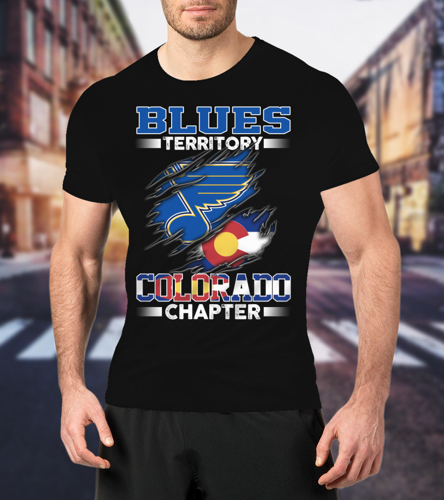 Blues Territory Colorado Chapter T-Shirt