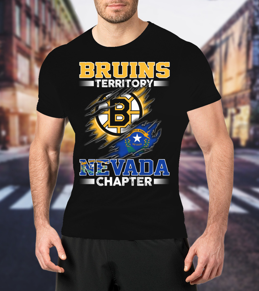 BRUINS Territory Nevada Chapter Battle Born Flag T-Shirt